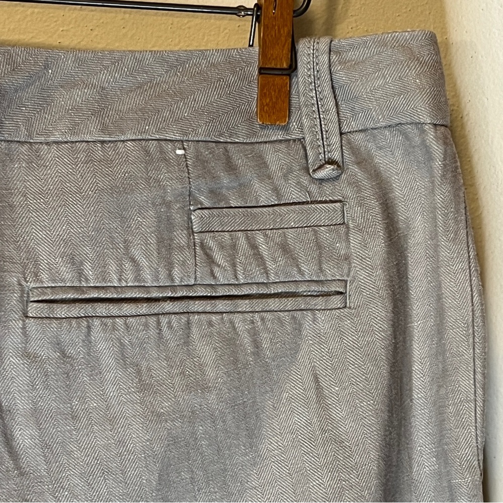 GAP Hip Slung fit Light Linen Khaki Beige Pants - Picture 3 of 16